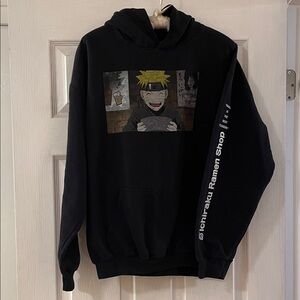 Ichiraku Ramen NARUTO Black Graphic Hoodie